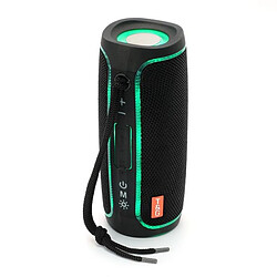 Yonis Enceinte Bluetooth LED TWS Son Clair Autonomie 4H Enceinte Bluetooth LED TWS Son Dynamique Radio FM Autonomie 4H Noir YONIS