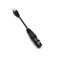 Acheter XLR 3 Pin Femêlle À RJ45 Mâle Convertisseur Câble