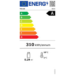 Mini Armoire à Boissons Réfrigérée BA6H Econome - 92 Litres - TEFCOLD