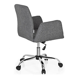 Chaise de bureau FLOW tissu gris clair hjh OFFICE pas cher