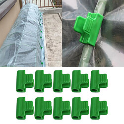 50pcs Pinces à Tuyaux 11mm / 0.43inch Piquets De Plante Serre Serre Jardin Cerceaux