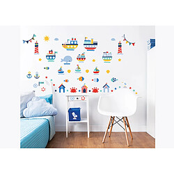 Walltastic 64 Stickers enfants Bord de mer