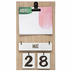 Calendrier Déco Arty 23cm Naturel 