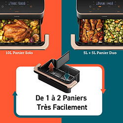 COSORI Friteuse sans huile double panier Dual Blaze Twinfry™ Chef Edition avec une capacité de 10L pas cher