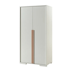 VIPACK Armoire 2 portes London - Blanc