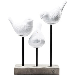 Karedesign Lampe oiseaux porcelaine Kare Design