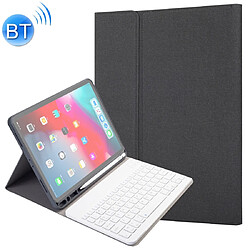 Wewoo RK11 Pour iPad Pro 11 pouces Texture Soie Détachable En Plastique Clavier Bluetooth Cuir Avec Fente Stylo Et Fonction De Support Noir 