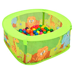 vidaXL Piscine à balles avec 50 balles pour enfants 75x75x32 cm 