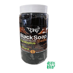 Desineo Lot de 10 kg de savon noir 100% naturel BIO à l'eucalyptus beldi pour soin du corps