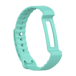 Wewoo Bracelet pour montre connectée Dragonne en silicone Huawei Honor A2 vert menthe