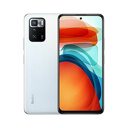 Xiaomi Redmi Note 10 Pro Redmi Note 10 Pro Chine Version 6.6 Pièce 2400x1080P FHD + Affichage 5G Smartphone 8GB 256GB 5000mAh Batterie MIUI 12.5-WHITE