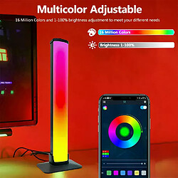 Barres lumineuses LED intelligentes RGB Rétro-éclairage TV 16 couleurs à distance Musique Sync Gaming Lights Rhythm Ambient Pickup Lamp Mood Lighting