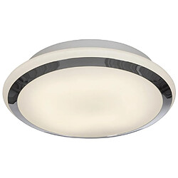 Lumière Plafonnier Flush Chrome Ampoule G10Q IP44 