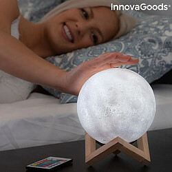 Lampe LED Rechargeable Lune Moondy InnovaGoods pas cher