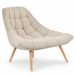 Paris Prix Lot de 2 Fauteuils Scandinaves Johan 102cm Beige