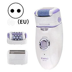 Acheter Tech Discount INN® KEMEI Epilateur électrique femme multifonctionnel rasoir visage tondeuse maillot bikini rechargeable aisselle bras corps led 3