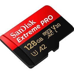 Nouvelle version - Carte Mémoire Micro SDXC Sandisk Extreme Pro 128 Go Class 10 UHS-I U3 V30 170MB/s A2