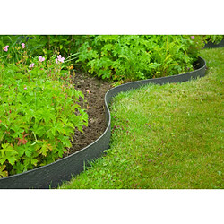 Nature Bordure de jardin 0,12x12 m 5 mm noir