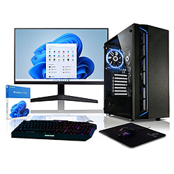 BEASTCOM Q2 | Enterprise | Kit complet |Intel i5-12400 6X 4,40Ghz | 16GB RAM | 512GB SSD | Graphique 4K | Moniteur LED 24" + kit clavier | Win 11