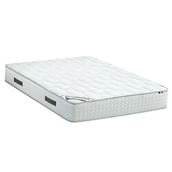 Vente-Unique Matelas 160 x 200 cm ressorts ensachés 7 zones mousse à mémoire de forme ép.25cm - IONIA de DREAMEA