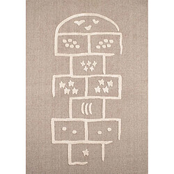 NAZAR Tapis intérieur en polyester Bambi marelle 150 x 80 cm.