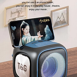 Acheter Yonis Mini Enceinte Bluetooth Portable LED Haut-Parleur Puissant Son Immersif Autonomie Longue