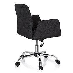 Chaise de bureau FLOW tissu noir hjh OFFICE pas cher