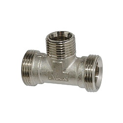 SOMATHERM Raccord 3/4 EK Eurocone Pour Adaptateur Cuivre, Multicouche ou PER a ajouter - En Té Mâle au Centre - 1/2"