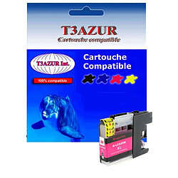 T3AZUR - Cartouche compatible Brother LC525XL (LC525XLM) Magenta