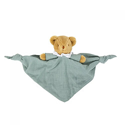 Doudou triangle hochet ours Céladon - Trousselier