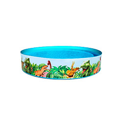 Piscine Gonflable Pour Enfants Bestway Ronde Parois PVC Dinosaures 244x46 cm 