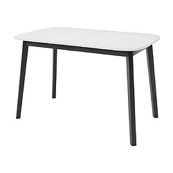 Avis Bestmobilier Magov - table à manger extensible - blanc et noir - 4 personnes