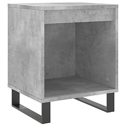 Acheter Maison Chic Lot de 2 Tables de chevet - Tables de Nuit gris béton 40x35x50 cm bois d’ingénierie