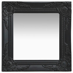 vidaXL Miroir mural style baroque 40x40 cm noir