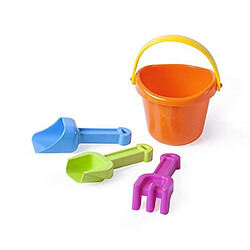 Miniland Educational - Baby Sand Set with Bucket Scoop Rake & Shovel 