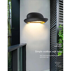 Universal 12W LED Aluminium Extérieur Imperméable Cap LED Extérieur Villa Applique Idée Amazon LED Applique (Lumière chaude) pas cher