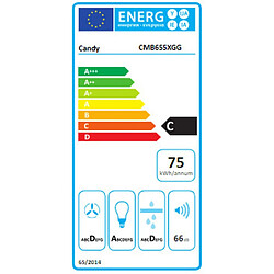 Hotte standard Candy CMB655XGG 60 cm Acier
