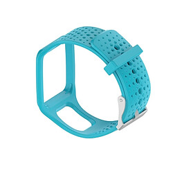 Wewoo Bracelet pour montre connectée Dragonne Sport en silicone TomTom 1 Series Runner / Cardio Bleu