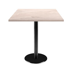 Restootab Table 70x70cm - modèle Rome bois chêne bosco