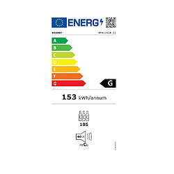 Cave à vin de service 201 bouteilles - BFW105GB - BRANDT