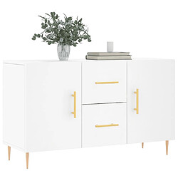 Avis Maison Chic Buffet,Meuble de Rangement,commode pour salon,Cuisine blanc 100x36x60 cm bois d'ingénierie -MN43525