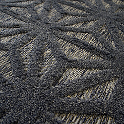 Acheter Thedecofactory NEW AGE ART - Tapis intérieur et extérieur motif étoiles art déco en relief bleu foncé 160x220