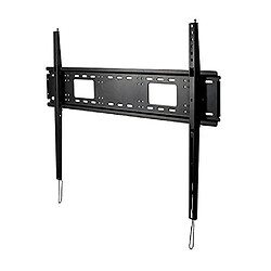 Flat Screen Wall Mount Black Screens up to 130kg and fixing patterns up to 1100mm x 730mm