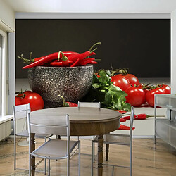 Paris Prix Papier Peint Tomates & Piments Rouges 154 x 200 cm 