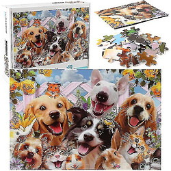 Avis Universal Puzzles pour adultes, 1000 pièces pour animaux de compagnie pour animaux de compagnie et chien Puzzle difficile