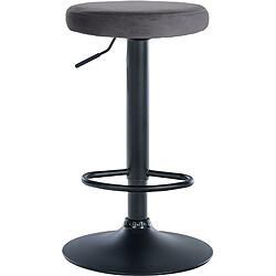 Avis Non Tabouret de bar Ponte velours noir