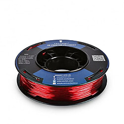 SainSmart Petite bobine Filament 1.75 mm TPU Flexible Dimensions 250 g, précision de +/-0,05 mm 3D, Shore 95 A Rouge