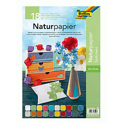 Folia - Feuilles papier créatif - Papiers créatifs (18 feuilles) 23 x 33 cm