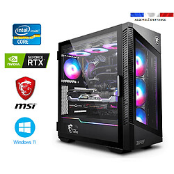 PC Gamer Intel I7-13700KF - RTX 4070 12GO MSI GAMING X TRIO - 32GO RAM - SSD 1To + SSD 2To - WiFi - MSI VELOX 100R - Windows 11