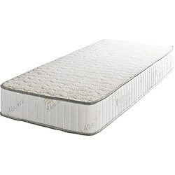 King Of Dreams Matelas 80x200 Mousse Poli Lattex Indéformable - 23 CM + Soutien Ferme + Oreiller Mémoire + Protège Matelas OFFERTS 80 200